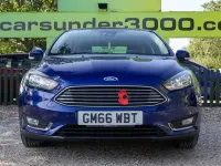Used Ford Focus Titanium 125 HP (91 kW) 2017 Blue Hatchback
