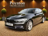 Used BMW 118 Sport Line 2018 Black Hatchback
