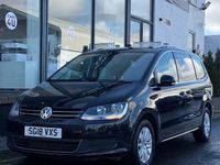 Usado VW Sharan SE 150 HP (110 kW) 2018 Preto Monovolume