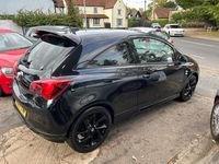 Used Vauxhall Corsa Edition 90 HP (66 kW) 2017 Black Hatchback