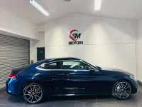 Used Mercedes C200 AMG line 184 HP (135 kW) 2019 Blue Coupe