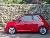 Used Fiat 500C 70 HP (51 kW) 2025 Red Cabriolet
