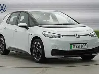 Used VW ID.3 Pro Performance 150 kW (204 HP) 2021 White Hatchback