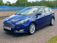 Used Ford Focus Titanium 2016 Blue Hatchback