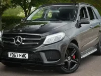 Used Mercedes GLE250 AMG line 201 HP (147 kW) 2017 Black SUV