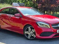 Used Mercedes A200 AMG Line Premium 134 HP (98 kW) 2016 Red Hatchback