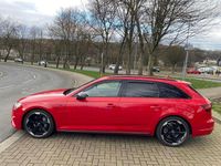 Used Audi A4 Black Edition 2017 Red Estate