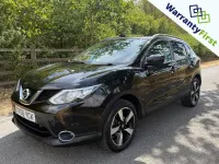 Used Nissan Qashqai N-Connecta 110 HP (80 kW) 2016 Black SUV