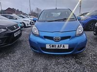 Used Toyota Aygo 68 HP (50 kW) 2011 Blue Hatchback