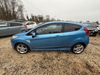 Used Ford Fiesta Zetec 2008 Blue Hatchback