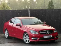 Used Mercedes C180 Sport Edition 2012 Red Coupe