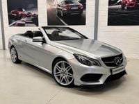 Used Mercedes E350 AMG line 258 HP (189 kW) 2017 Silver Cabriolet