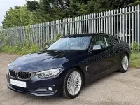 Begagnad BMW 420 Luxury Line 2017 Blå Sportkupé