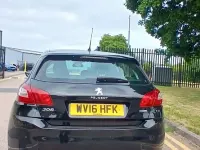 Used Peugeot 308 Allure 130 HP (95 kW) 2016 Black Hatchback