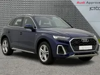 Used Audi Q5 S-Line 200 HP (147 kW) 2023 Blue SUV