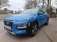 Used Hyundai Kona Premium 177 HP (130 kW) 2018 Blue SUV