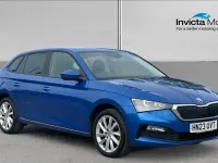Used Skoda Scala SE L 110 HP (80 kW) 2023 Blue Hatchback