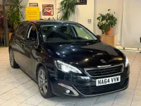 Used Peugeot 308 115 HP (84 kW) 2014 Black Hatchback
