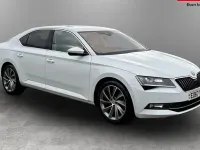 Used Skoda Superb 190 HP (139 kW) 2017 White Hatchback