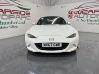 Used Mazda MX5 131 HP (96 kW) 2017 White Cabriolet