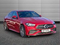 Used Mercedes C300e AMG line 308 HP (226 kW) 2024 Red Sedan