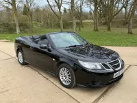 Used Saab 9-3 Linear 2009 Black Cabriolet