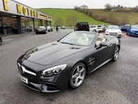 Used Mercedes SL400 AMG line 367 HP (269 kW) 2018 Black Cabriolet