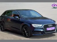 Used Audi A3 S-Line 147 HP (108 kW) 2016 Blue Hatchback