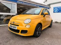 Used Fiat 500 S 69 HP (50 kW) 2015 Yellow Hatchback
