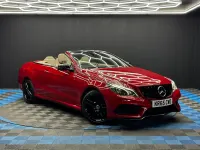 Used Mercedes E220 AMG line 2015 Red Cabriolet