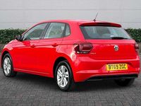 Used VW Polo SE 95 HP (69 kW) 2019 Red Hatchback