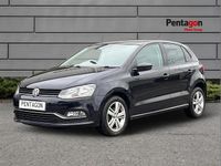 Used VW Polo Edition 88 HP (64 kW) 2017 Black Hatchback