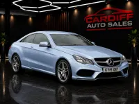 Used Mercedes E220 AMG line 2015 Silver Coupe