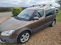 Used Skoda Roomster 105 HP (77 kW) 2014 Brown MPV