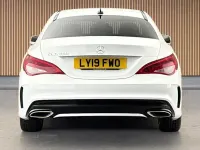 Used Mercedes CLA200 AMG line 156 HP (114 kW) 2019 White Coupe