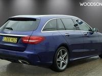Used Mercedes C200 AMG Line Premium Plus 184 HP (135 kW) 2015 Blue Estate