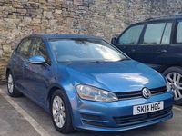 Used VW Golf VII SE 2014 Blue Hatchback
