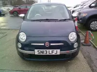 Used Fiat 500 Lounge 69 HP (50 kW) 2013 Blue Hatchback