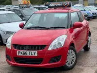 Used Suzuki Swift 94 HP (69 kW) 2016 Red Hatchback
