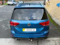 Used VW Touran R-line 150 HP (110 kW) 2017 Blue MPV
