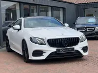 Used Mercedes E220 AMG line 194 HP (142 kW) 2018 White Coupe