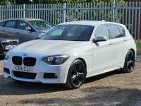 Used BMW 116 M Sport 136 HP (100 kW) 2014 White Hatchback