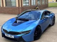 Used BMW i8 Impressive 362 HP (266 kW) 2015 Blue Coupe