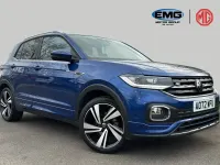 Used VW T-Cross R-line 110 HP (80 kW) 2022 Blue SUV