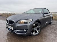 Used BMW 218 Sport Line 150 HP (110 kW) 2015 Grey Cabriolet