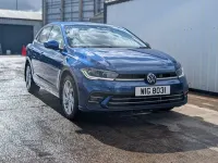 Used VW Polo Style 95 HP (69 kW) 2022 Blue Hatchback