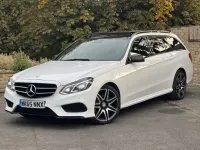 Used Mercedes E220 Premium 2015 White Estate