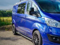Used Ford Transit Custom Limited 130 HP (95 kW) 2017 Blue Van