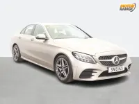 Used Mercedes C300 AMG line 2019 Silver Sedan