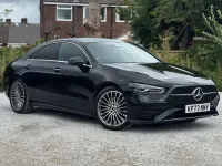 Used Mercedes CLA200 AMG Line Premium 163 HP (119 kW) 2023 Black Coupe
